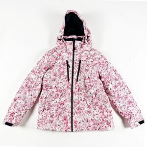 TSLA Womens Winter Ski Jacket Waterproof Warm Insulated Snow Coat Pink Large